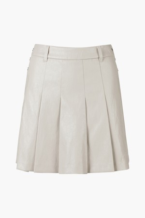 여성 레더 플리츠 스커트 (DP12WFSK23)