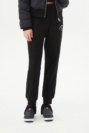 [에슬레저] 여성 멜로우 조거 팬츠 블랙(QO422OFPO1)