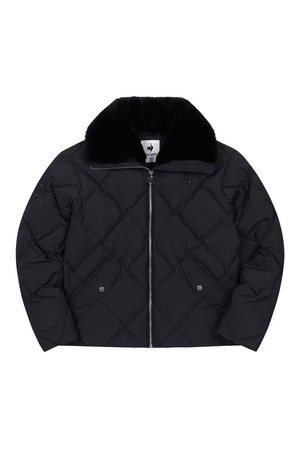 [에슬레저] 여성 디아망 숏기장 구스다운 블랙(QO422ODJN1)