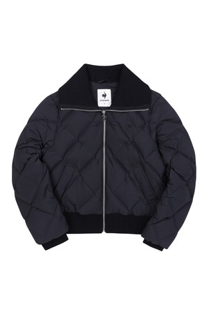 [에슬레저] 여성 다이아튜브 경량 다운 블랙(QO422ODJO3)