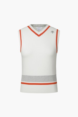 여성 브이넥 니트 베스트 (DO32WFKV81)