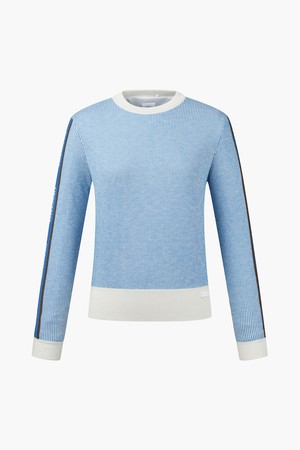 여성 투톤 골지 방풍 니트 (DO42WFKPO5)