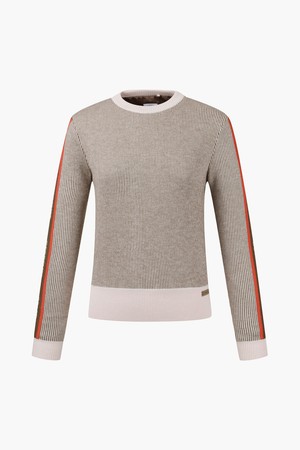 여성 투톤 골지 방풍 니트 (DO42WFKPO5)