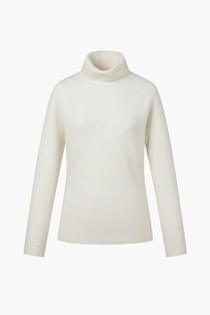 여성 믹스 조직 하이넥 니트 (DO41WFKPO1)