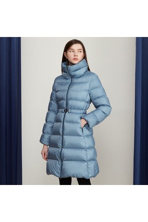 여성 풀집업 하이넥 롱다운 점퍼 (GO422LDJN1)