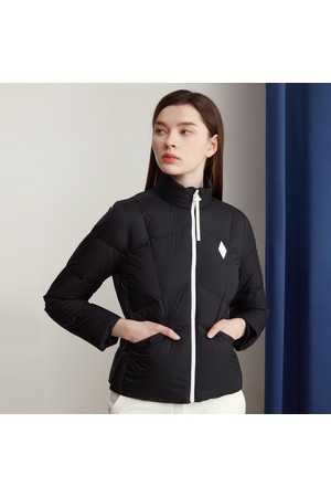 여성 풀집업 하이넥 경량 다운점퍼 (GO422LDJO1)