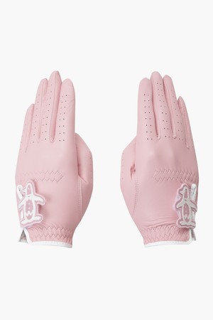 [먼싱웨어] 여성 양피 골프 장갑 (양손) 핑크(MP122LGL12)_PINK-a