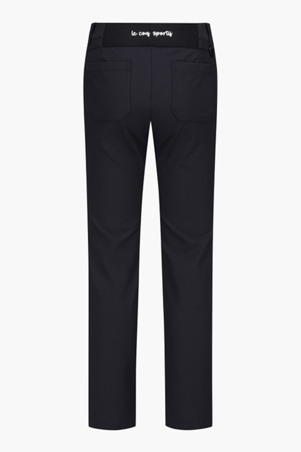 le coq sportif golf - 롱팬츠 - 여성 솔리드 오비밴드 슬림일자 팬츠 (GQ122LPT21)