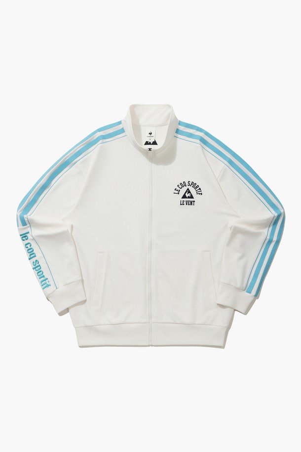 le coq sportif - 자켓 - 선데이 파이핑 트랙탑 - 화이트(QQ123LFT22)