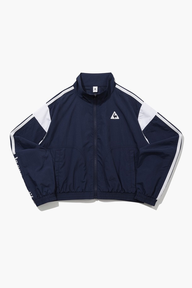 LE COQ SPORTIF - 자켓 - 우먼스 선데이 크롭 자켓 - 네이비(QQ122LJK35)