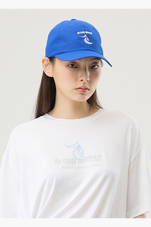 le coq sportif - 모자 - 레터링 스포츠 볼캡 - 블루(QQ123ACP13)