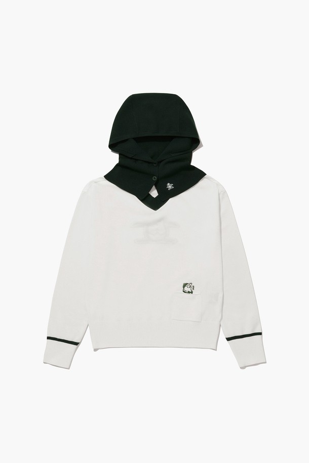 여성 바라클라바 스웨터 화이트(MQ122LSW15)는 부드러운 촉감의 레이온, 폴리에스터 혼방 소재로 제작된 겨울용 바라클라바 디자인 스웨터입니다. 후드 네크라인과 긴소매, 크롭 기장의 레귤러핏으로 스포티하면서도 캐주얼한 스타일을 연출합니다. 무지 패턴에 배색 디테일이 더해져 포인트를 주며, 골프 및 일상에서 활용하기 좋습니다. 두꺼운 두께감으로 따뜻함을 유지하면서도 세련된 룩을 완성합니다.
