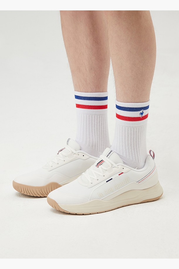 le coq sportif - 스포츠 슈즈 - 르 코트 코어 베이지(QP123TPE12)