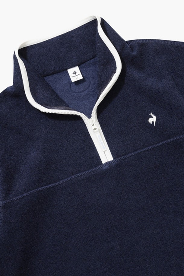 le coq sportif - 스커트 - 여성 플러피니트 루즈핏 원피스 네이비(QP422OOPO1)