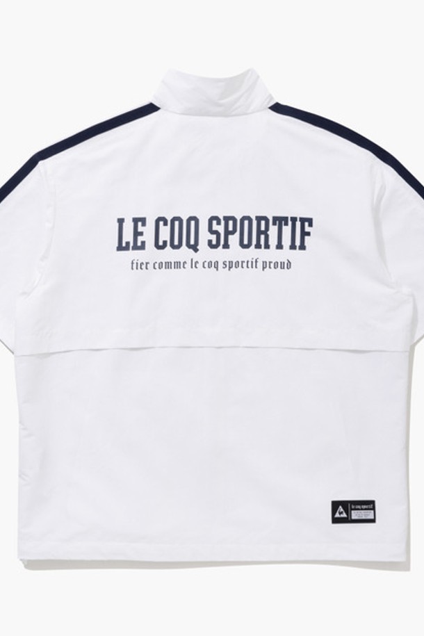 le coq sportif - 자켓 - 선데이 반팔 자켓 - 화이트(QQ123LJK36)