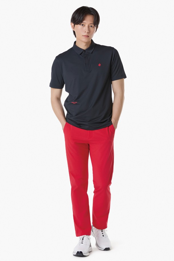 le coq sportif golf - 롱팬츠 - 남성 사이드 밴드 퍼포먼스 팬츠 (GQ121MPT32)