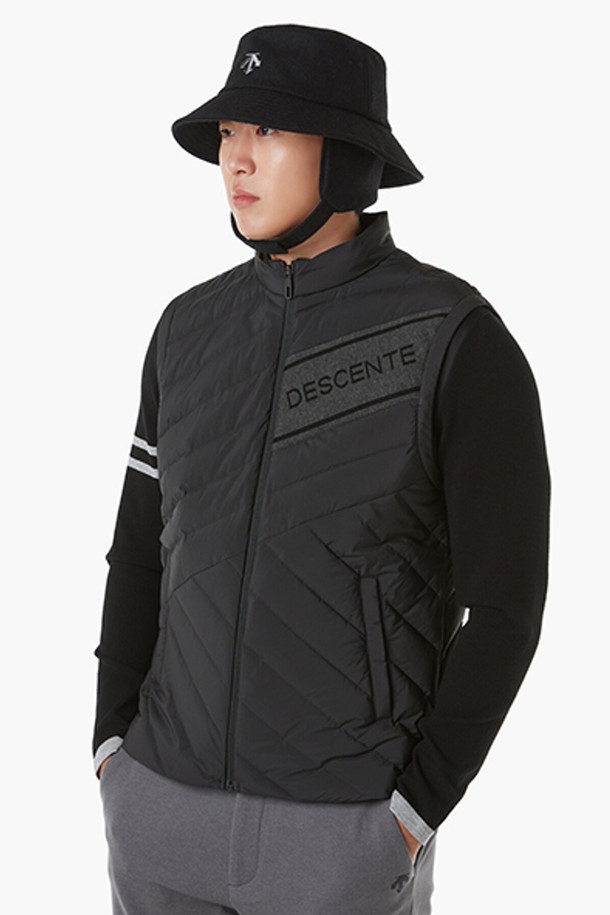 DESCENTE GOLF - 모자 - 남성 이어워머 탈부착 버킷햇 (DP32MFCP93)