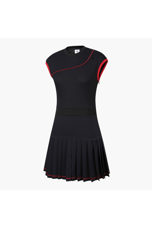 여성 하이넥 하이브리드 원피스 (DP22WFOP51)는 스포티하면서도 미니멀한 스타일을 연출하는 여성 원피스입니다. 부드러운 촉감의 얇은 두께감으로 봄, 여름 시즌에 시원하게 착용 가능하며, 흡습속건 및 냉감 기능성으로 쾌적함을 유지합니다. 하이넥 디자인과 민소매, A라인 플레어 스커트가 어우러져 활동적이면서도 여성스러운 실루엣을 선사합니다. 져지와 우븐 소재를 믹스하여 하이브리드한 매력을 더한 블랙 컬러의 무지 원피스입니다. 레귤러핏으로 편안하게 착용할 수 있으며, 일상에서 스포티한 무드를 연출하기 좋습니다.
