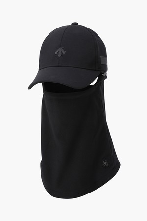 [데상트골프] 남성 방한 워머 탈부착 캡(DP42MFCPN2)_BLACK-a