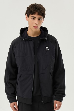 하이브리드 기모 패딩 자켓 블랙(QP423EPDN2)