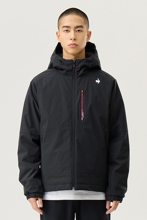 유니 레귤러핏 소프트쉘 패딩자켓 - 블랙(QQ123EPD11)