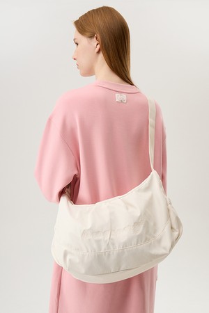 여성 호보 크로스백 아이보리(QP322WBG71)