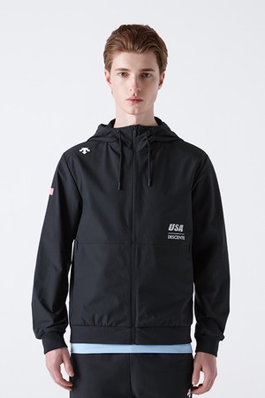 USAT 이중직 우븐 자켓 블랙(SQ121IWT12)