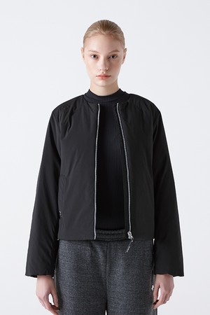 우먼스 라운드넥 패딩 자켓 블랙(SQ122PPD11)