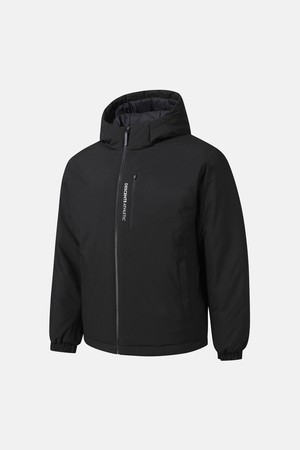 트레이닝 후드형 패딩 자켓 블랙(SQ121TPD11)