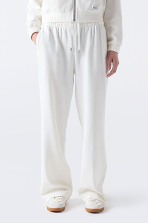 우먼스 와이드핏 니트 팬츠 크림(SQ122PFP21)