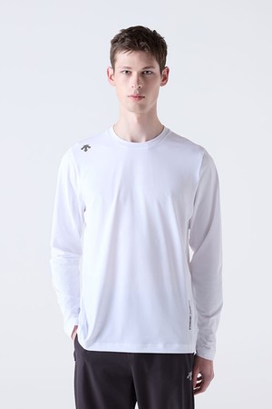 러닝 퀵드라이 긴팔 티셔츠 화이트(SQ123RTL21)