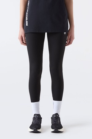 [김민지 착용] 우먼스 하이라이즈 9.5부 레깅스 블랙(SQ122PKL11)