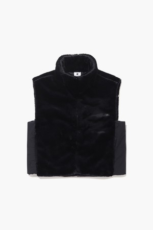 여성 퍼 패딩 베스트 풀집업 (GP422LWVO4)