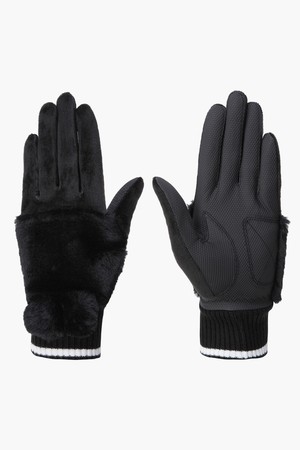 여성 퍼방울 방한 장갑 (GP422LGLO2)