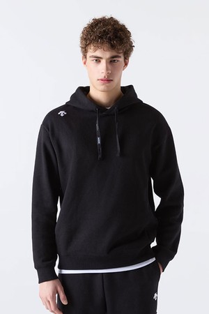 백그래픽 후드 티셔츠 블랙(SQ123UHD21)