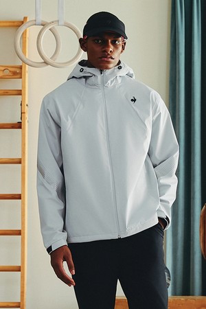 유니 3L 방수 자켓 - 그레이(QQ123EJK21)