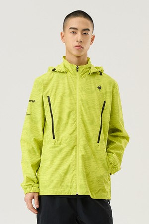 유니 르 컴포트 레귤러핏 바람막이 자켓 - 라임(QQ123EJK22)