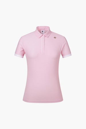 여성 멜란지 카라 반팔티셔츠 (DP22WFTS46)