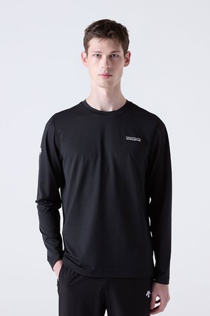 베이스레이어 레귤러핏 상의 블랙(SQ121TCO12)