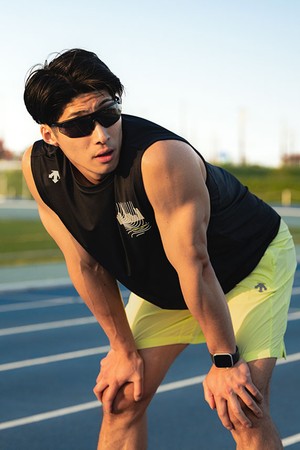 러닝 7인치 벤틸레이션 쇼츠 라임(SQ221RHP43)