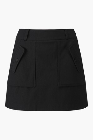 여성 포켓 포인트 A라인 스커트 (DP42WFSKO1)