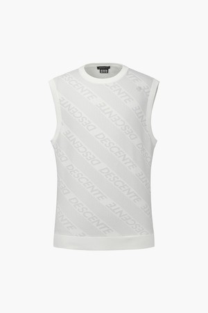 남성 로고 자카드 라운드넥 베스트 (DP31MFKV81)