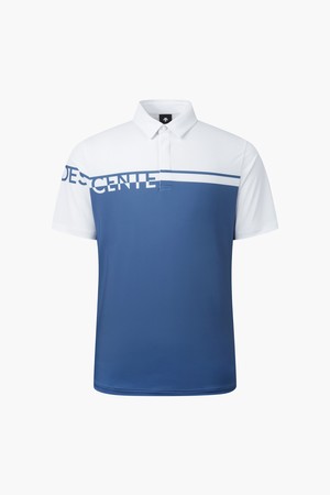 남성 배색 프린트 반팔 티셔츠 (DP32MFTS71)