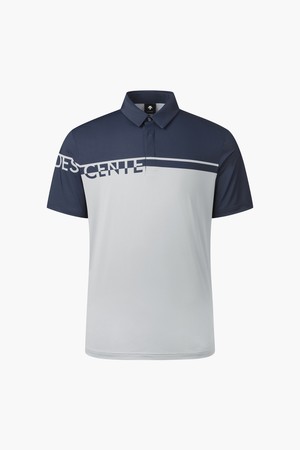 남성 배색 프린트 반팔 티셔츠 (DP32MFTS71)