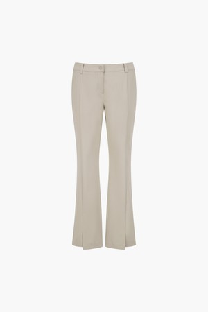 여성 밑단 슬릿 포인트 부츠컷 팬츠 (GQ222LPT61)