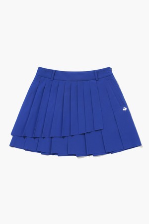 여성 언발란스 잔플리츠 스커트 (GQ222LSK41)