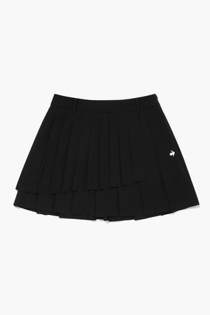 여성 언발란스 잔플리츠 스커트 (GQ222LSK41)