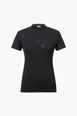 여성 골지 하이넥 반팔티셔츠 (DP22WFTS61)