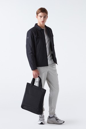 [DUALIS] 스퀘어 토트백 블랙(SP323DBG80)