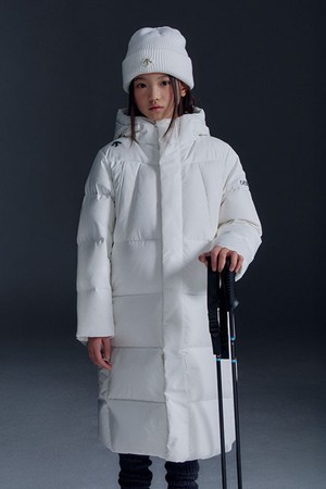 영애슬릿 캐논 롱 다운 자켓 화이트(SQ42JSDJO2)